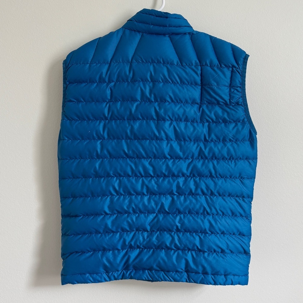 Patagonia Down Vest Men’s Size Small Blue Full Zip Jacket - Picture 5 of 7